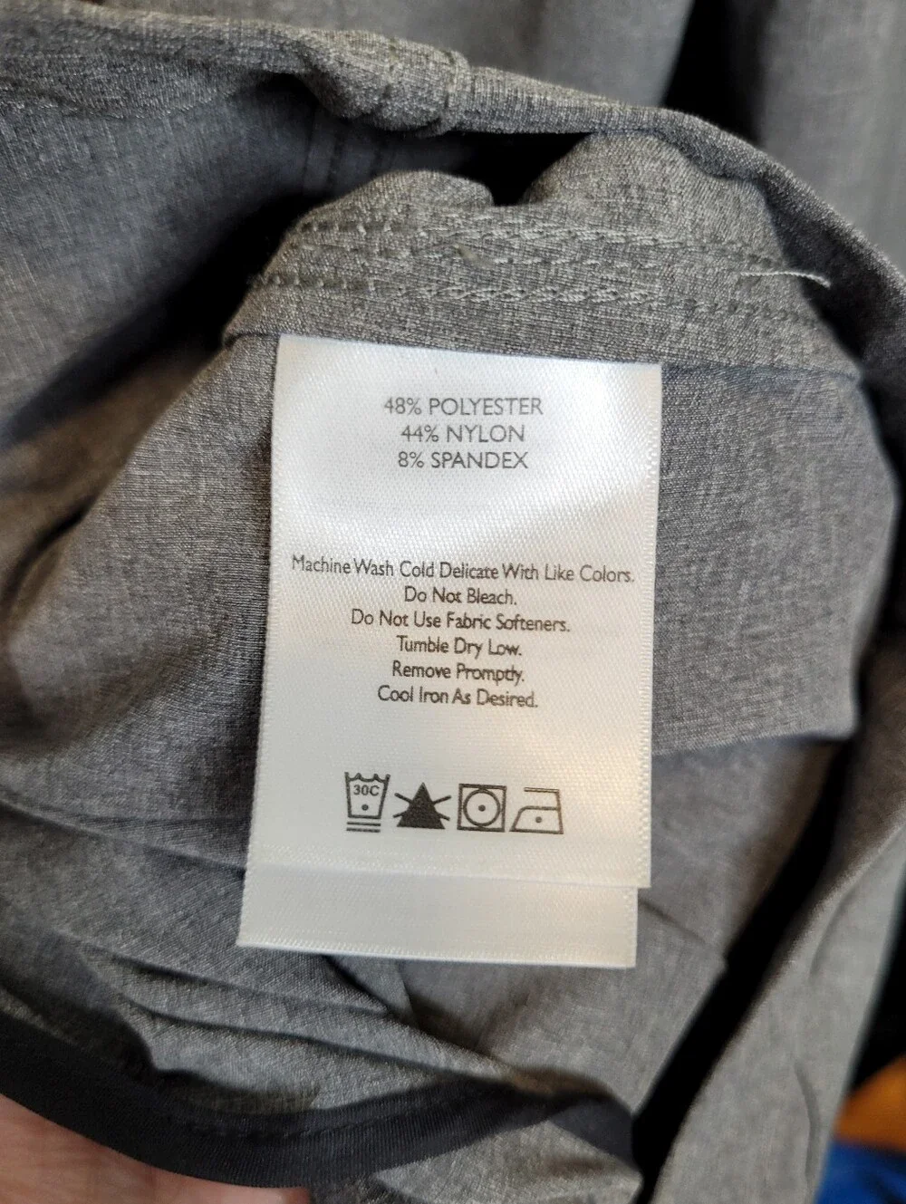 Eddie Bauer Travex Travel Blazer Jacket 48 Gray